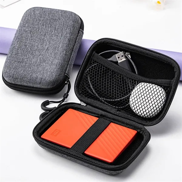 Zippered Eva Earbud Case