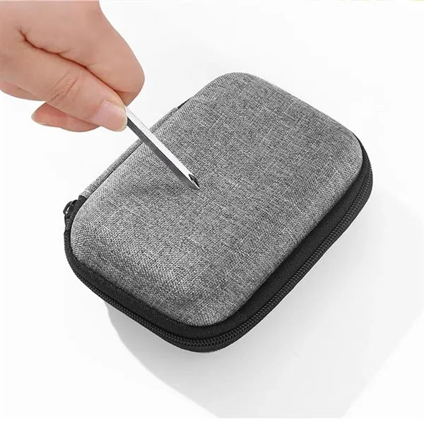 Zippered Eva Earbud Case