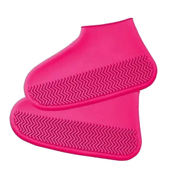 2-Pack Waterproof Anti-Slip Silicone Shoe Covers for Outdoor