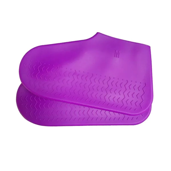 2-Pack Waterproof Anti-Slip Silicone Shoe Covers for Outdoor