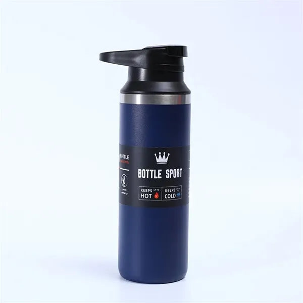 500ml Insulated Vacuum Water Bottle with Flip Lid