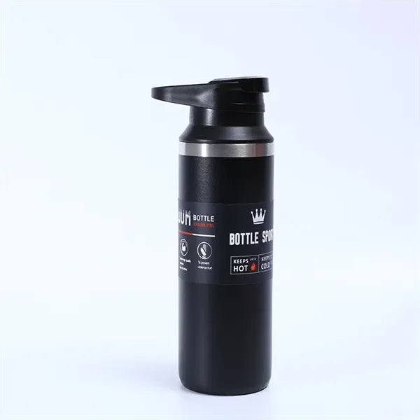 500ml Insulated Vacuum Water Bottle with Flip Lid