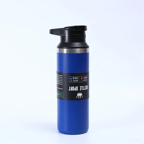 500ml Insulated Vacuum Water Bottle with Flip Lid