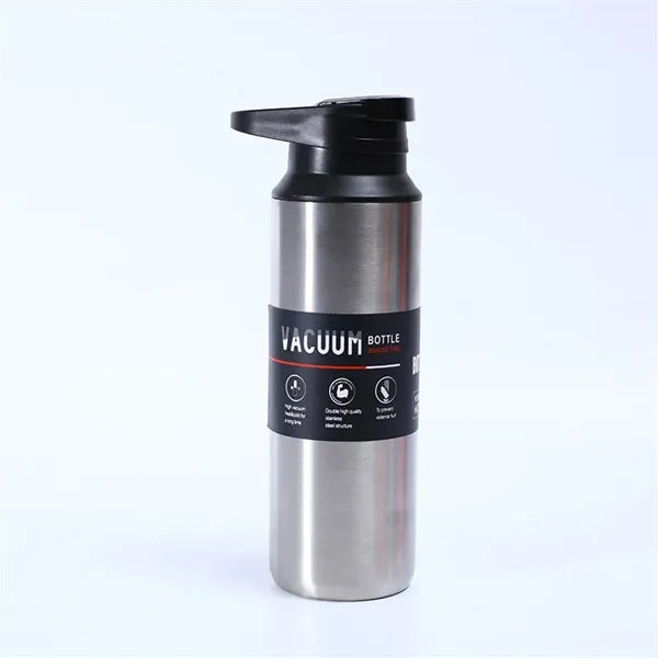 500ml Insulated Vacuum Water Bottle with Flip Lid