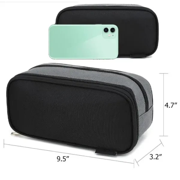 Stationery Pen Bag with Zipper