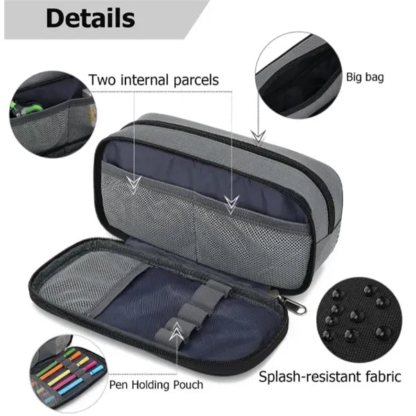 Stationery Pen Bag with Zipper