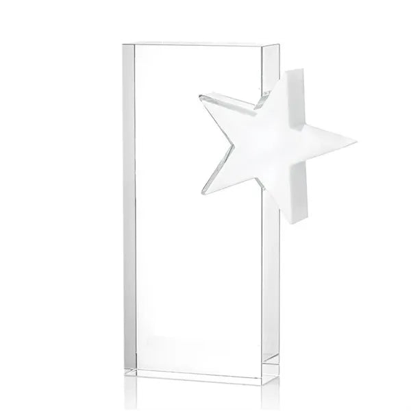 Optical Crystal Star Rectangle Award