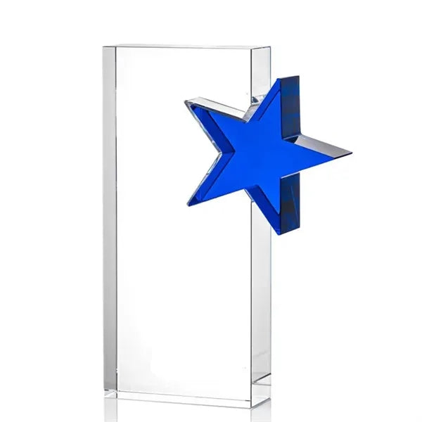Optical Crystal Star Rectangle Award
