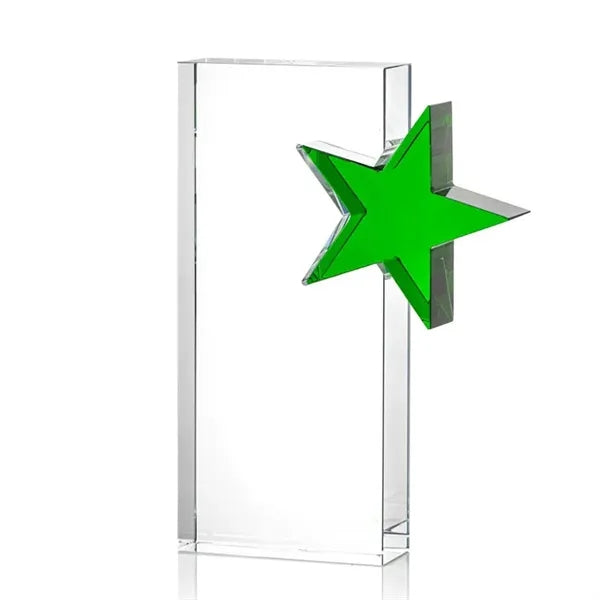 Optical Crystal Star Rectangle Award