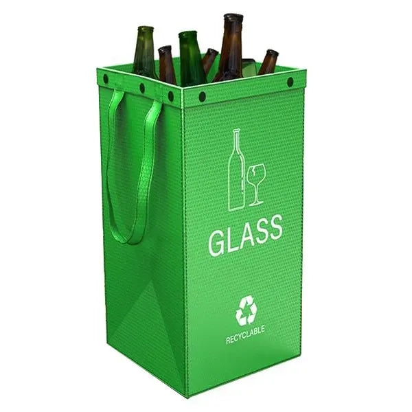 Large Recycling Waste Bin Bags Trash Sorting Organizer