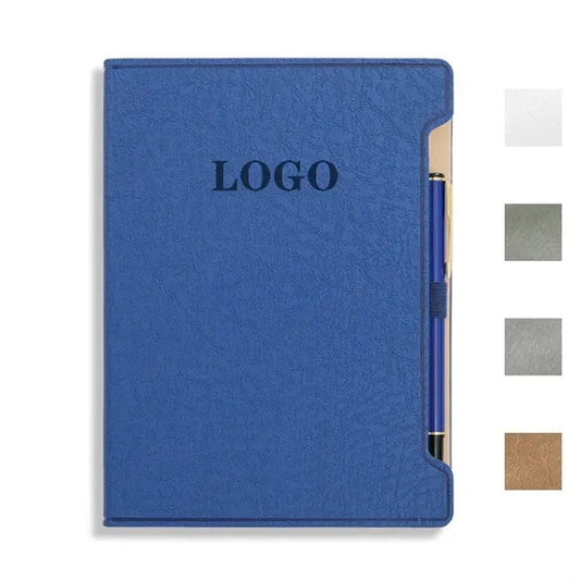 8.26''x6.1'' Leather Notebook Journal with Pen
