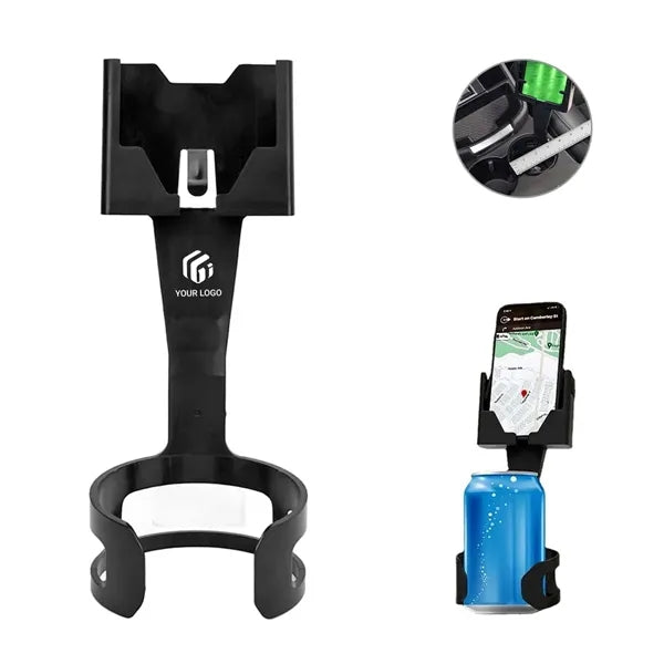 Durable Portable 2 in 1 Drink & Smartphone Holder for Car