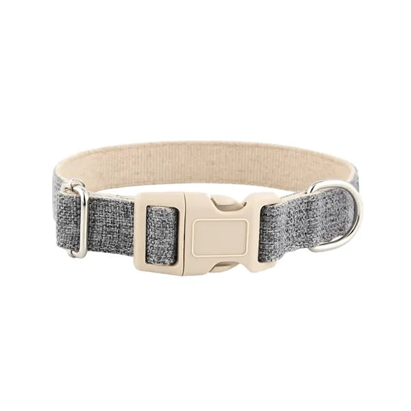 Eco-Friendly Linen and Cotton Dog Collar