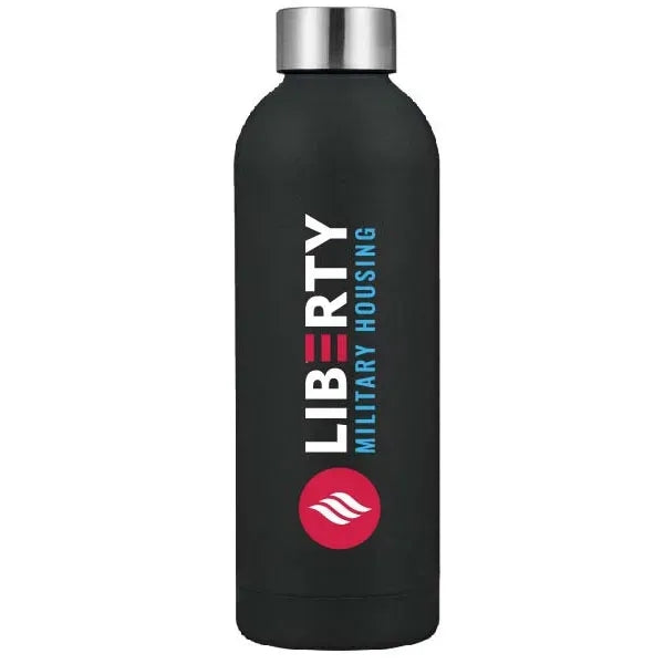 17oz Travel Stainless Steel compact water bottle w/lid