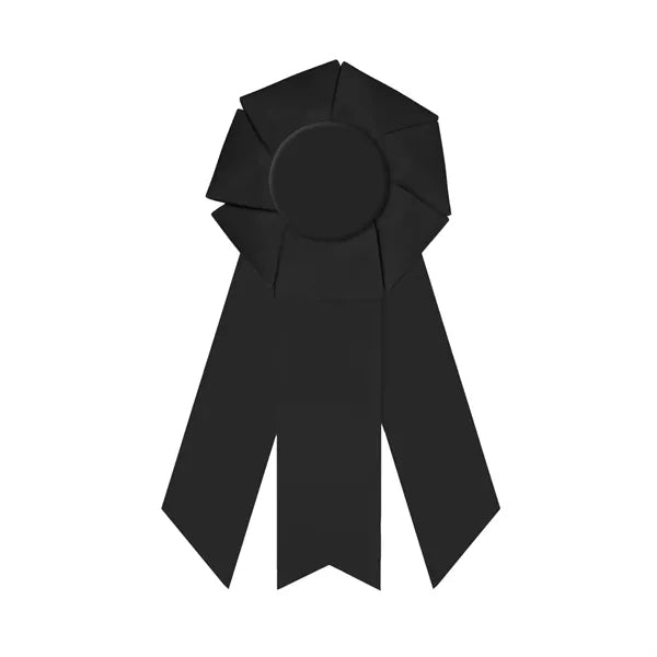 4 1/2" Rosette 10" long with 3 streamers
