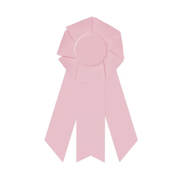 4 1/2" Rosette 10" long with 3 streamers