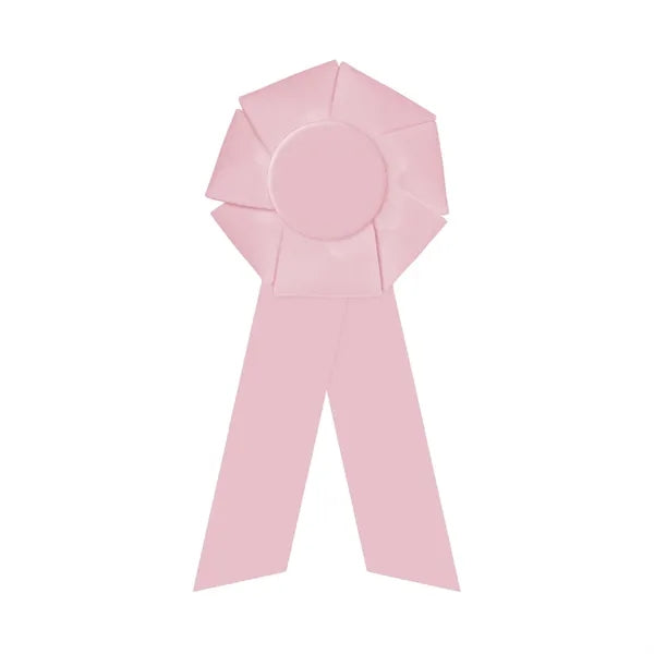 4 1/2" Rosette 10" long with 2 streamers