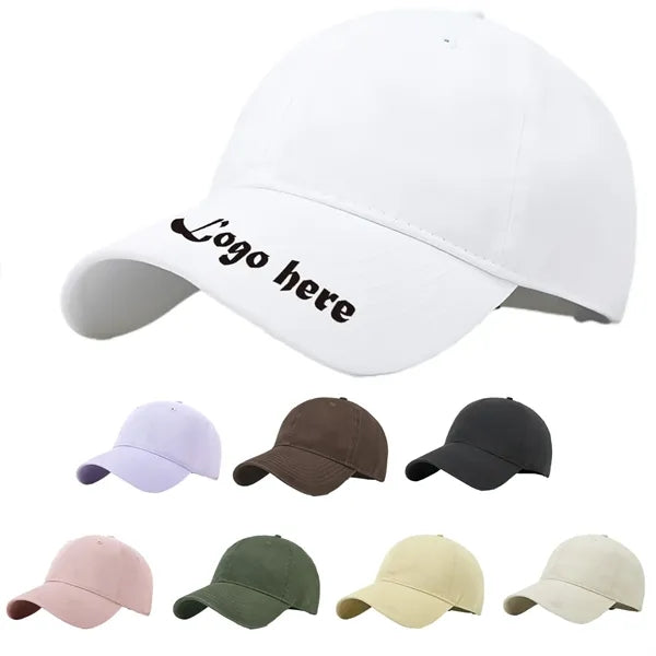 Cotton Baseball Cap Six Panel Sports Lovers Gifts