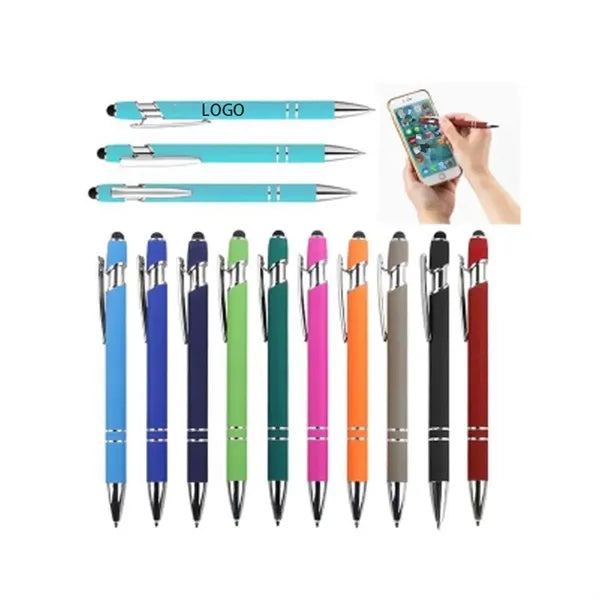 Logo retractable metal ballpoint pen