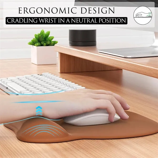 Ergonomic Silicone Mouse Pad with Wrist Support