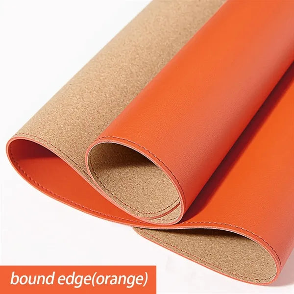 Branded Eco-Friendly Cork PU Leather Mouse Pad