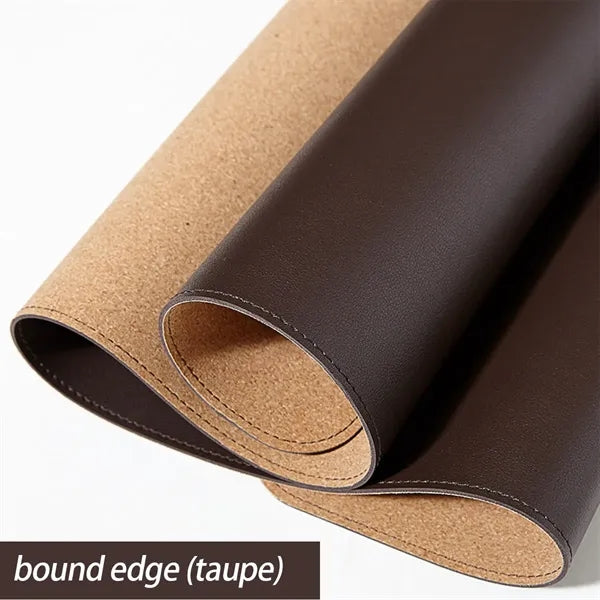 Branded Eco-Friendly Cork PU Leather Mouse Pad
