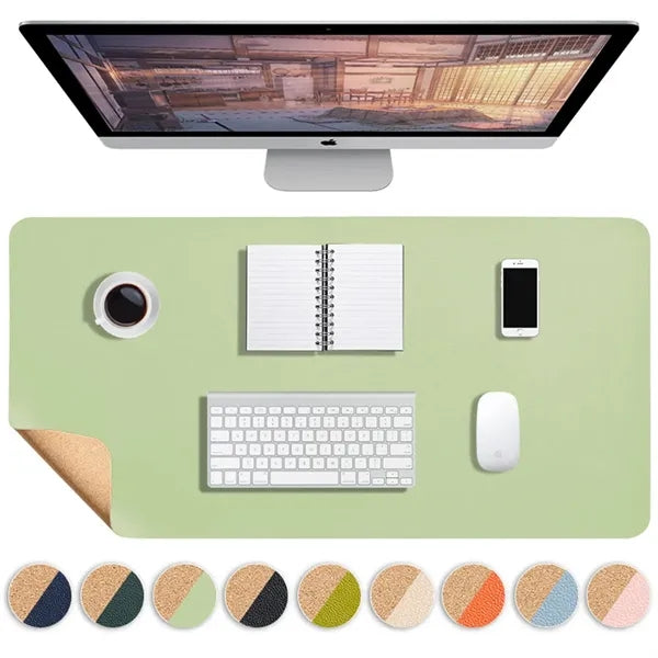 Branded Eco-Friendly Cork PU Leather Mouse Pad