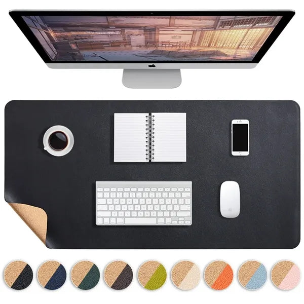 Branded Eco-Friendly Cork PU Leather Mouse Pad