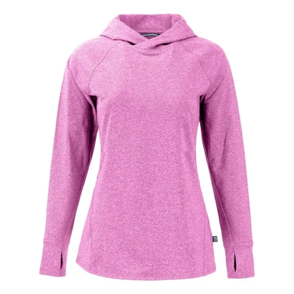 Cutter & Buck Adapt Recycled Soft Knit Stretch Womens Hoo...