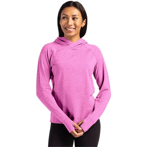 Cutter & Buck Adapt Recycled Soft Knit Stretch Womens Hoo...