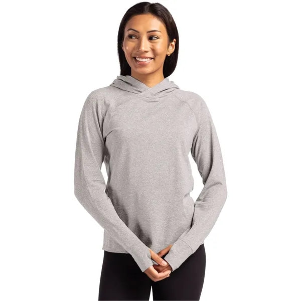 Cutter & Buck Adapt Recycled Soft Knit Stretch Womens Hoo...