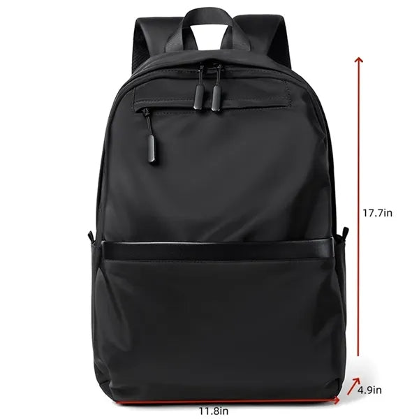 Waterproof Backpack Classical Basic Bag Black Blue Gray