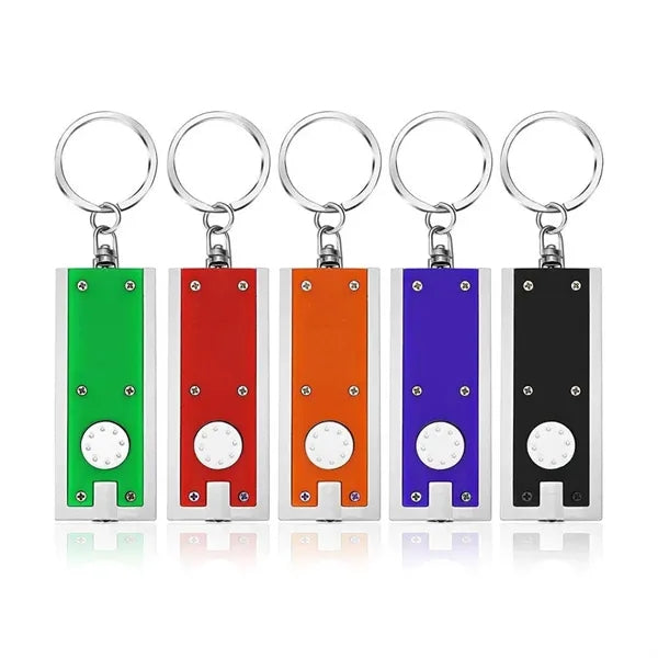 Super Bright LED Flashlight With Swivel Key Chain