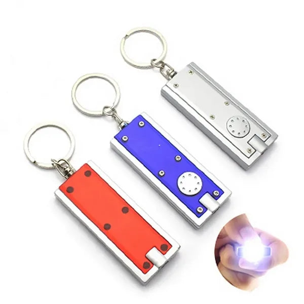 Super Bright LED Flashlight With Swivel Key Chain