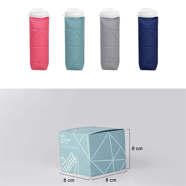 Collapsible Silicone Water Bottles With Straw