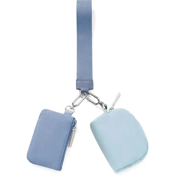 Mum's Memory Mini Zip Around Wristlet Wallet Coin Purse