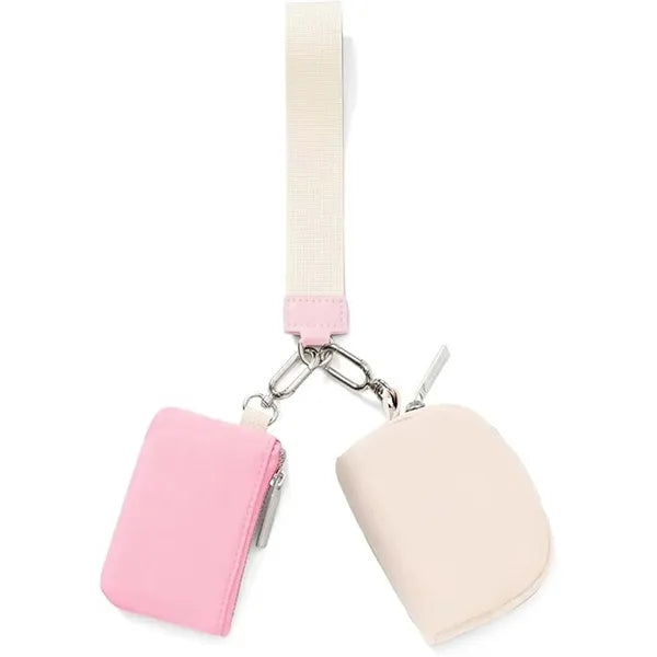 Mum's Memory Mini Zip Around Wristlet Wallet Coin Purse