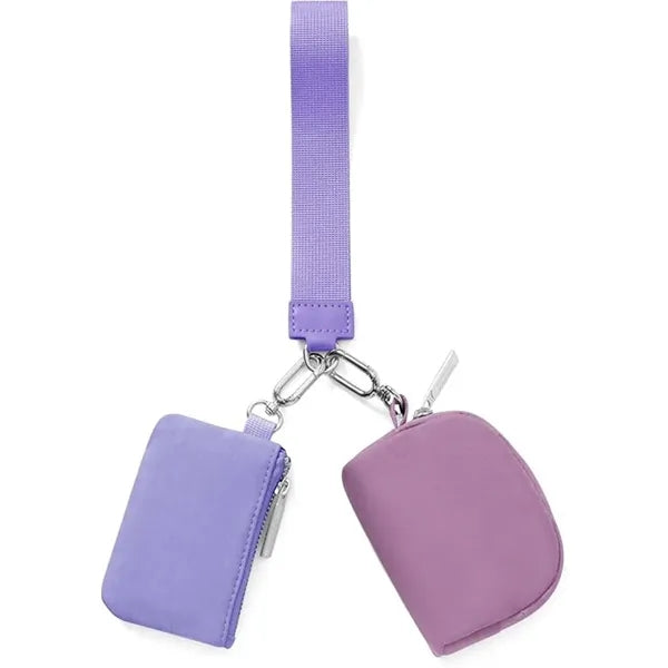 Mum's Memory Mini Zip Around Wristlet Wallet Coin Purse