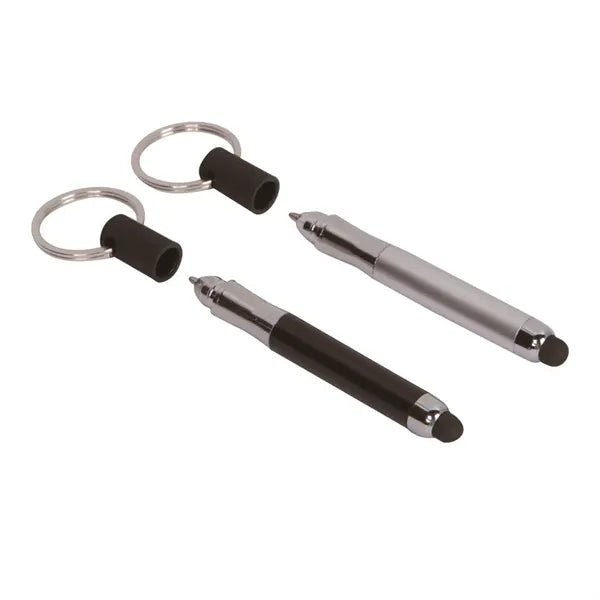 3-in-1 Mini Touchscreen Stylus Pen Keychain