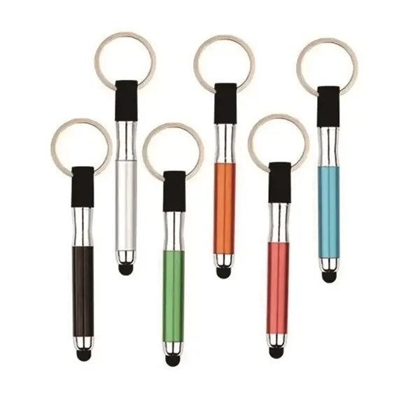 3-in-1 Mini Touchscreen Stylus Pen Keychain