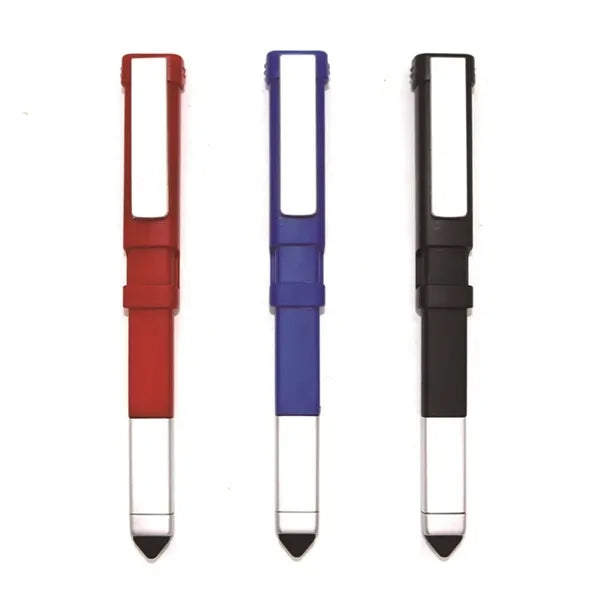 Multi-function 4 in 1 Tech Tool Pen With Phone Stand