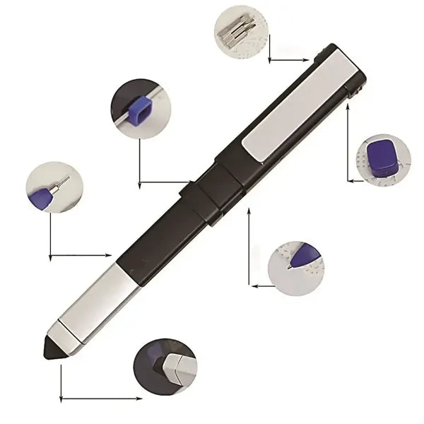 Multi-function 4 in 1 Tech Tool Pen With Phone Stand