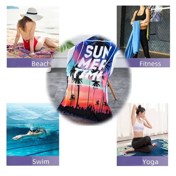 Rectangular Swimming Sports Beach Towel