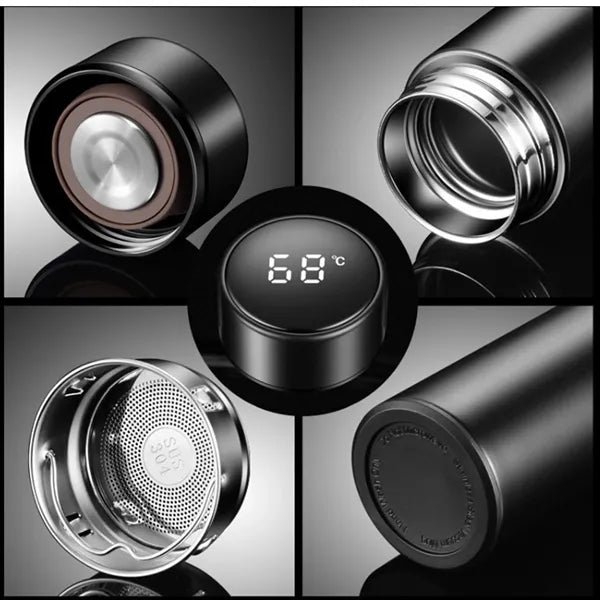 16 OZ LED Display Vacuum Stainless Steel Smart Thermos cup