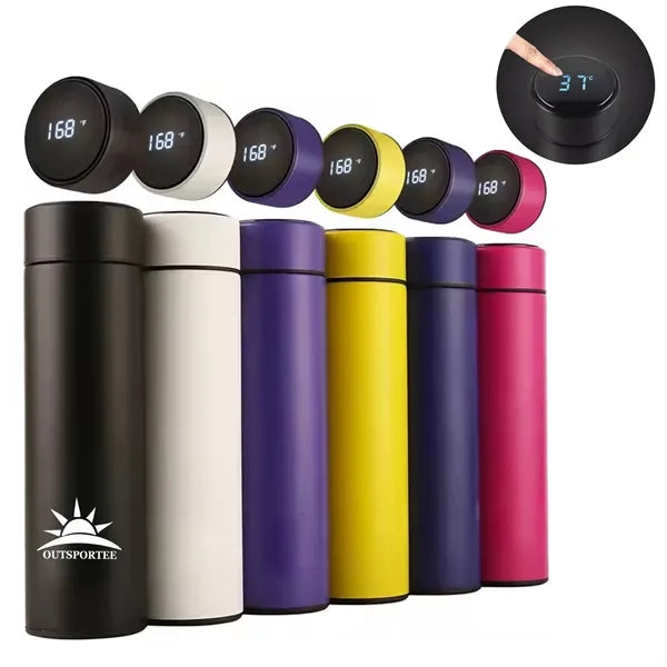 16 OZ LED Display Vacuum Stainless Steel Smart Thermos cup
