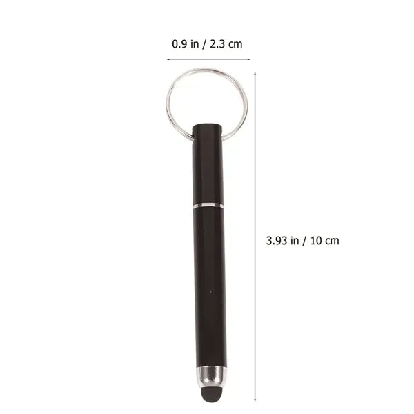 2-in-1 Mini Stylus Keychain Touch Screen Pen