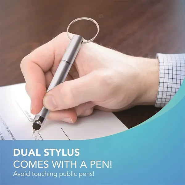 2-in-1 Mini Stylus Keychain Touch Screen Pen