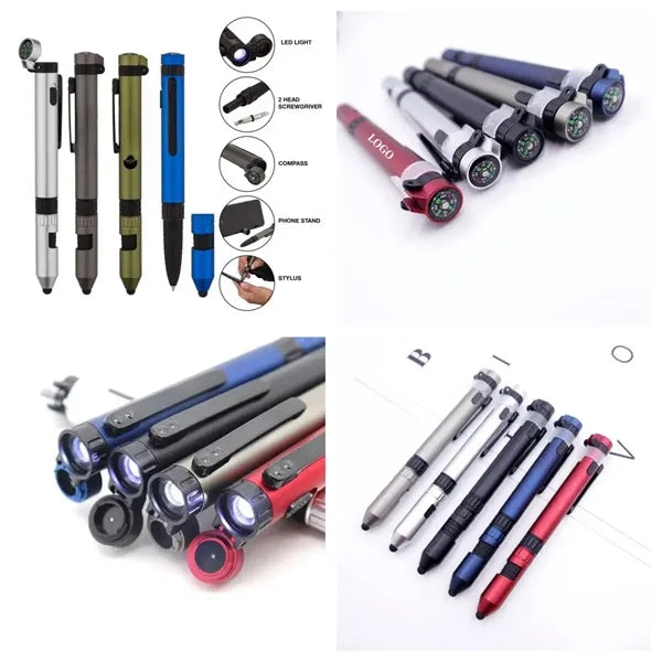 6 in 1 Multitool Ballpoint Pen