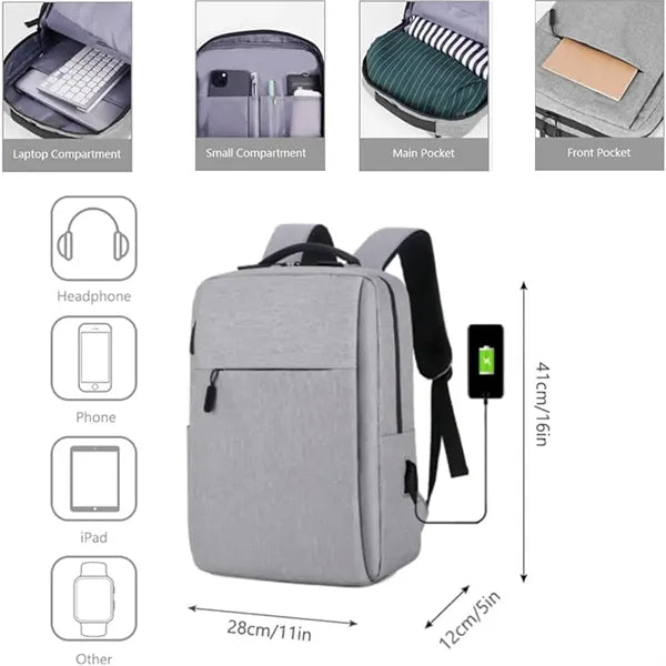 Simple Large Capacity Business Backpack