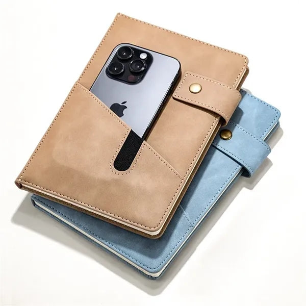 A5 Lined Leather Journal Notebook